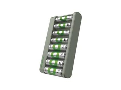 Nabíječka baterií GP Eco E821 + 4× AA 2100 + 4× AAA 850
