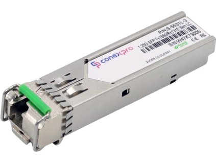 conexpro 1 25g sfp opticky modul wdm bidi sm tx1550 rx1310nm 3km 1x lc ddm ien519562