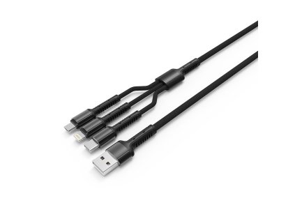 colorway kabel 3v1 usb lightning microusb a usb c 4 0a 1 2m ien402504