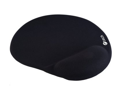 C-TECH MPG-03, gelová podložka pod myš, černá