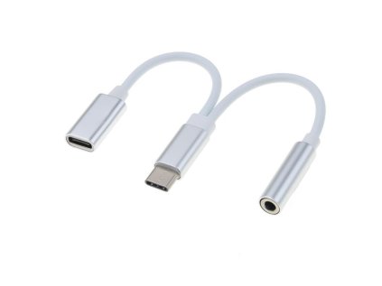 premiumcord prevodnik usb c na audio konektor jack 3 5mm female usb typ c konektor pro nabijeni ien349899