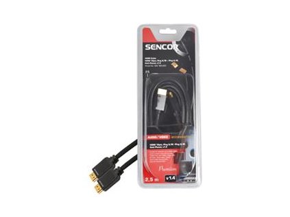 Sencor SAV 166-025 HDMI M-M 2,5m v1.4 P