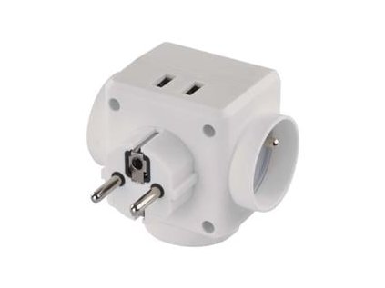 rozbocovaci zasuvka 3 kulata 2 usb ig481665