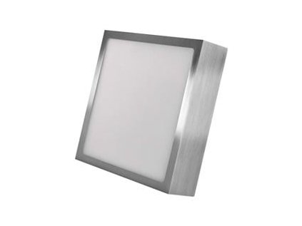 LED přisazené svítidlo NEXXO, čtvercové, stříbrné, 12,5W, se změnou CCT