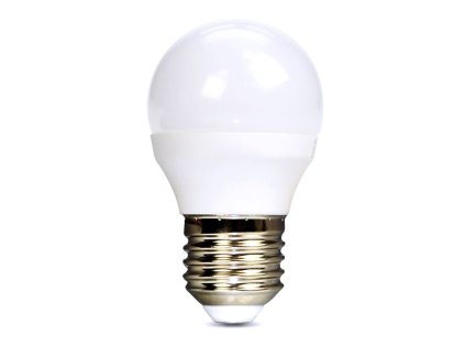 solight led zarovka miniglobe 6w e27 6000k 510lm ien472732