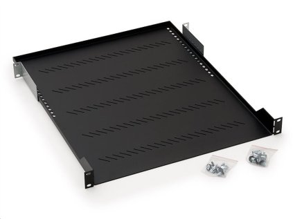 triton police s perforaci 19 1u 650mm nosnost 40kg cerna ien370839