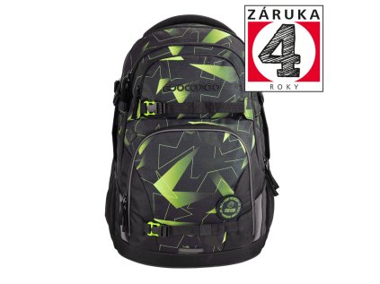 skolni batoh coocazoo porter lime flash certifikat agr ien454422