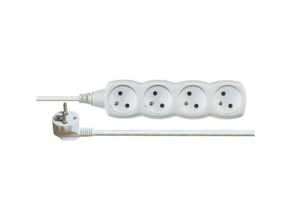 emos prodluzovaci kabel 4 zasuvky 2m bily ien295919