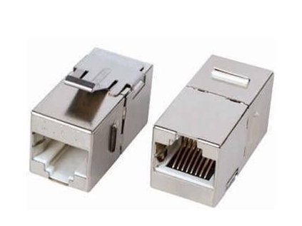 PremiumCord Propojka RJ45 CAT6 8/8 STP, vhodná do patch panelu místo keystone