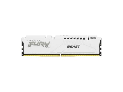 Kingston Fury Beast White DIMM DDR5 16GB 5200MHz, AMD EXPO, bílá