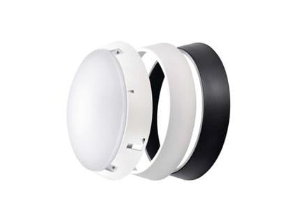 led prisazene svitidlo zuri kruhove cerna bila 14w tepla bila ig431460