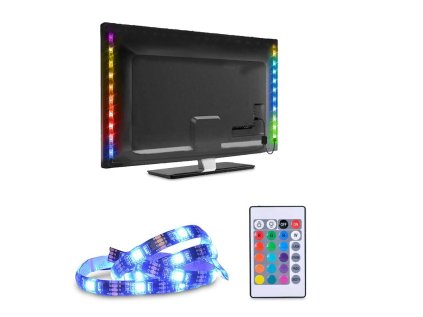 solight led rgb pasek pro tv 2x 50cm usb vypinac dalkovy ovladac ien473152