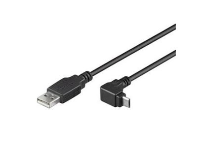 premiumcord microusb konektor do uhlu 90 2m cerny ien194872