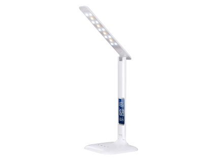 solight led stmivatelna stolni lampicka s displejem 6w volba teploty svetla bily lesk ien472619