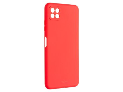 Zadní pogumovaný kryt FIXED Story pro Samsung Galaxy A22 5G, červený