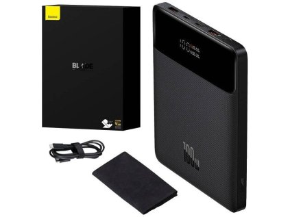 Power banka Baseus Blade 20000 mAh 100W 2xUSB-A/2x USB-C černá