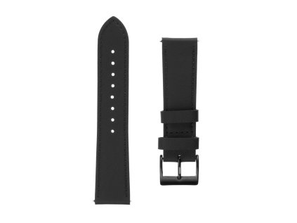 fixed leather strap s sirkou 22mm pro smartwatch cerny ien391307
