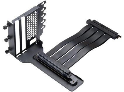 phanteks vertical gpu bracket ii pci e 4 0 x16 riser ribbon cable black ien492670