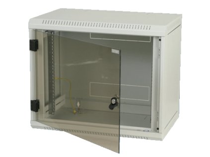 RACK TRITON 19" rozvaděč RBA-AS6 12U/600 mm (sklo) šedý