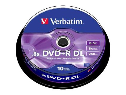 verbatim dvd r dl 8x 8 5gb 10 ks spindl ien84218