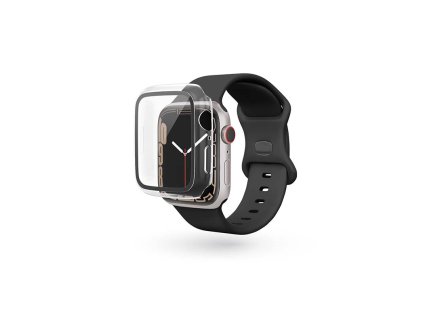 EPICO GLASS CASE APPLE WATCH 7/8 (45 mm) - transparentní