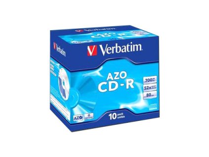 verbatim cd r 52x 700mb 10 ks jewel ien28813