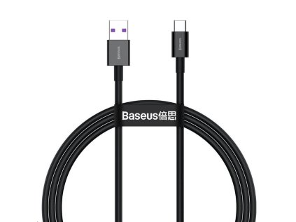 baseus superior series rychlonabijeci kabel usb usb c 66w 1m cerna ien403963