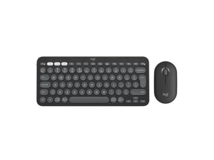 logitech pebble 2 combo bezdratova klavesnice a mys grafitova ien499511