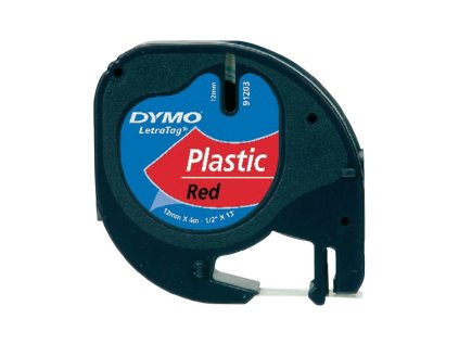 paska do stitkovace dymo letratag 91223 s0721680 cervena cerna 12 mm ien195739