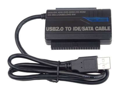 premiumcord usb 2 0 ide sata adapter s kabelem a pridavnym zdrojem ien60225