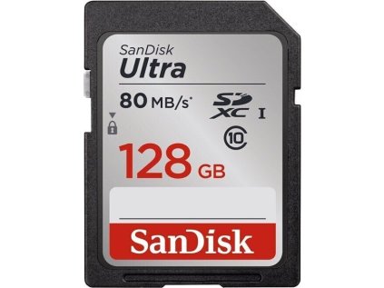 sandisk ultra sdxc card 128 gb 140 mb s c10 uhs i ien444145