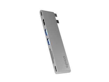epico 7in1 pro hub 8k with usb c connector vesmirne sedy ien514745