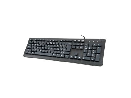 Hama voděodolná klávesnice KC-600, kabelová, černá