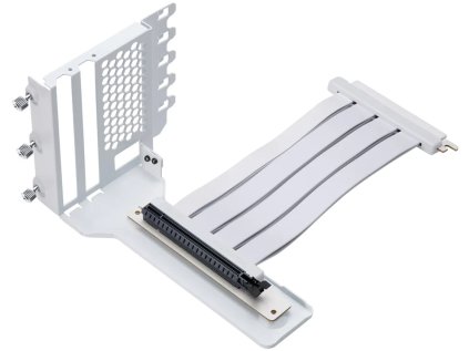 phanteks vertical gpu bracket ii pci e 4 0 x16 riser ribbon cable white ien492671