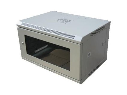 datacom 19 nastenny rozvadec jednodilny 9u 450mm sedy ien102023