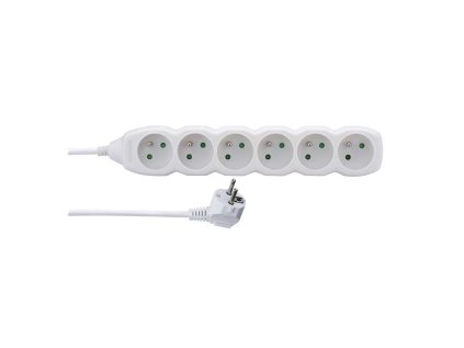 emos prodluzovaci kabel 6 zasuvek 5m bily ien295935