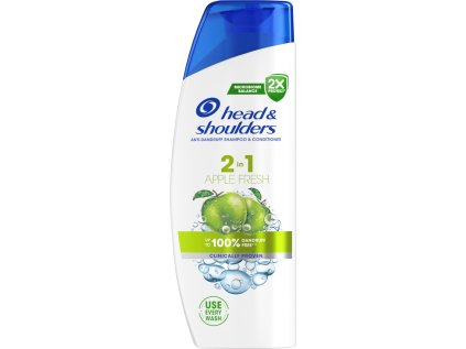 head shoulders sampon 2v1 anti hairfall with apple 330ml ien517932