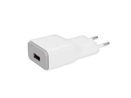 solight usb nabijeci adapter fast charge 1x usb qualcomm 5v2a 9v1 5a 12v1a ac 230v bilosedy ien501227