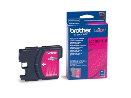 brother inkoust lc 1100hy m magenta 750 stran originalni ien114185