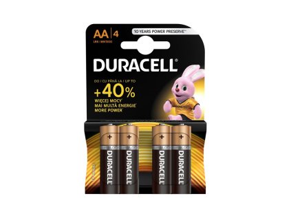 duracell basic alkalicka baterie 4 ks aa ien454330
