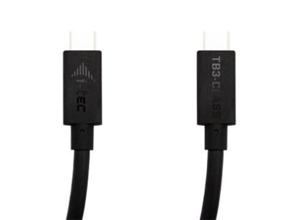i tec thunderbolt 3 class cable 40gb s 100w power delivery usb c compatible 150cm ien341161