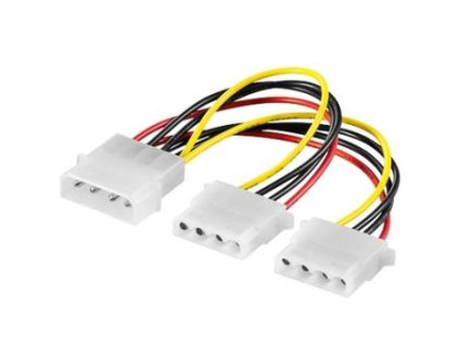 premiumcord kabel napajeci molex hdd 5 25 2x5 25 ien105154