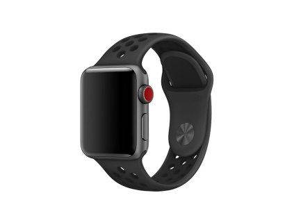 tactical double silikonovy reminek pro samsung gear s3 black cerny ien326173