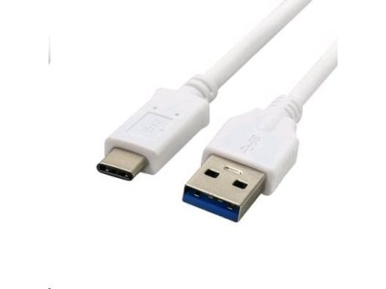c tech usb 3 0 am na usb c kabel 2m bily ien314261