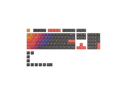 glorious gpbt keycaps 114 pbt keycaps ansi us layout celestial fire ien459283