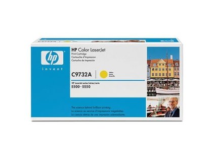 hp c9732a toner yellow 12000 stran pro clj 5500 5550 originalni ien43514