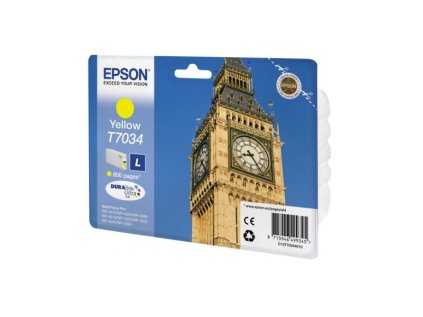 epson t7034 l yellow az 800 stran pro serie wp4000 4500 wp 4015 wp 4025 wp 4515 wp 4525 wp 4535 wp 4545 originalni ien133357