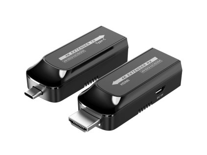 usb c na hdmi extender pres cat5e 6 6a 4k 60hz na 60m ien488872