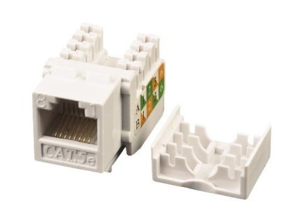 eurolan samozarezavaci keystone utp cat 5e bily horni svorkovnice ien268247