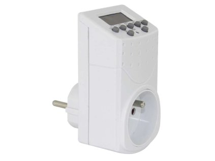 Časovač - digitální spínací zásuvka IP20